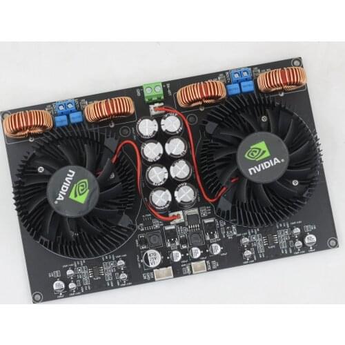 Class D Dual TPA3255 Power Amplifier Board 600W High Power Amplify Board Mini Fans