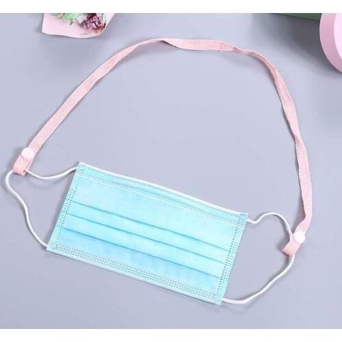 Flat Mask Elastic Band Rubber Rope Ear Hanging Rope Adjustable DIY Soft Black White Elastic Sewing Mask Craft Accessories