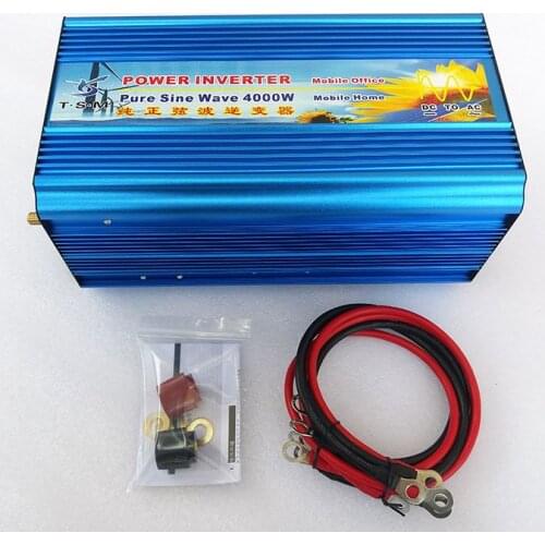 Power Converter 4KW 4000W DC 36V TO AC 100V 110V 50HZ Pure Sine Wave Inverter