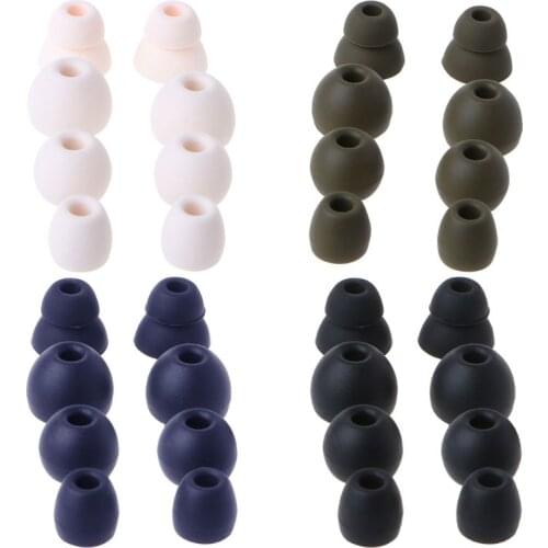 4Pair Silicone Earbuds Ear Tips In-Ear Earphone Soft Cover Replacement for Powerbeats Pro Headphones