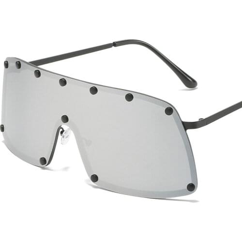 2021 New Arrival Luxury Shield Sunglasses Men Women Goggle PC Gradients Lens Golden Frame Brand Designer High-End Sun Glasses