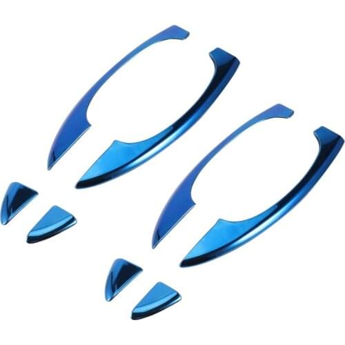 Car Styling Outside Door Handle Decorative Sequin Door Knob Cover Trim Strip For- A4 B8 A5 Q3 Q5