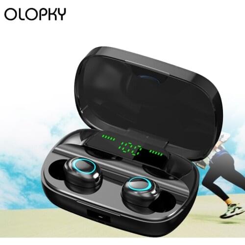 TWS Earphones Bluetooth 5.0 Sport Wireless Headphones Gaming Headsets Waterproof With Mic 3500mAh Charging Box For IPhone Xiaomi