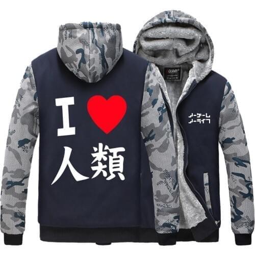 Japan Unisex Anime NO GAME NO LIFE Sora Shiro Hooded Hoodie Cardigan NO GAME NO LIFE Fleece Thick Casual Hoodie Jacket