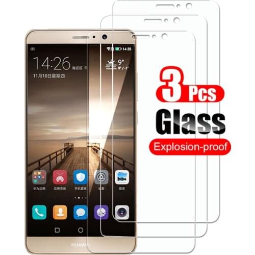 3Pcs Tempered Glass For Huawei Mate 9 Screen Protector For Huawei Mate 9 Guard Protective Film On For Mate9 Glass Shield Guard
