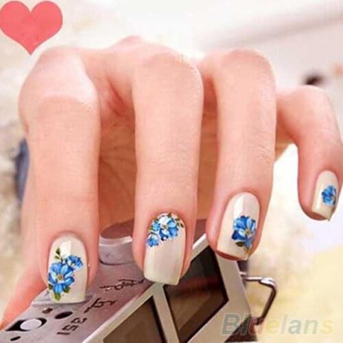 30 Sheets Flower Stickers Nail Art Decoration Beauty Manicure Accessories