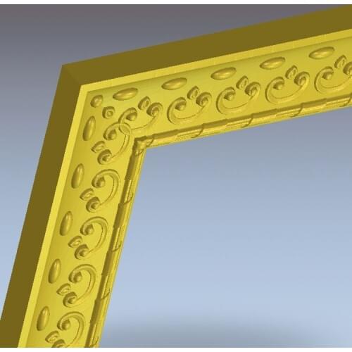3d model relief for cnc in STL file format Frame_13