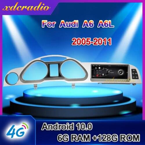 Xdcradio 8.8" Android 9.0 For Audi A6 A6L Car Radio Automotivo Car Multimedia Player Auto GPS Navigation 4G Stereo BT 2005-2011