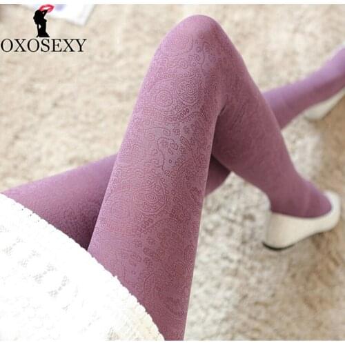 Black Purple Autumn Retro Sexy Pantyhose Female Women Tights Stocking Fishnet Stockings Peacock Tail Feather Party Hosiery 043