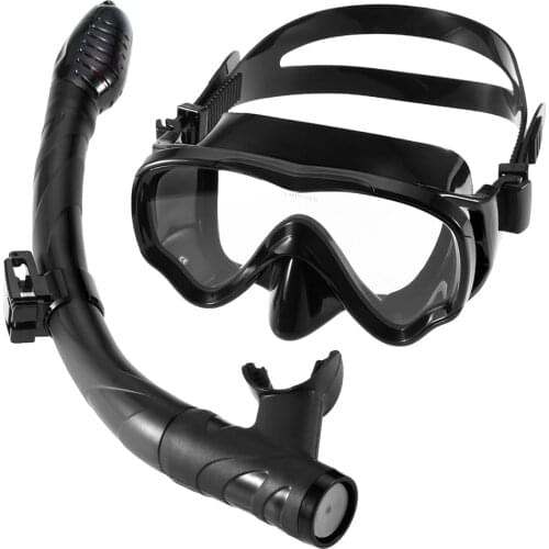 Kids Adult Scuba Diving Mask Tube Set Snorkeling Mask Goggles Glasses Swimming Diving Equipment Dry Snorkel Swimming Pool