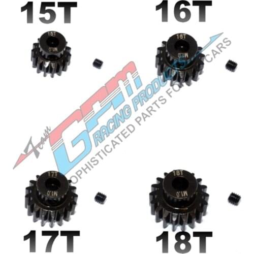 GPM STEEL MOTOR GEAR (18T 17T 16T 15T) For TRAXXAS XO-01RC Upgrade