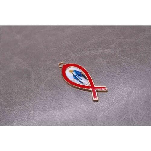 Christ Jesus Fish Cross Jesus Icon Fish Medal Gold Jesus Fish Cross Medal Icon Jesus