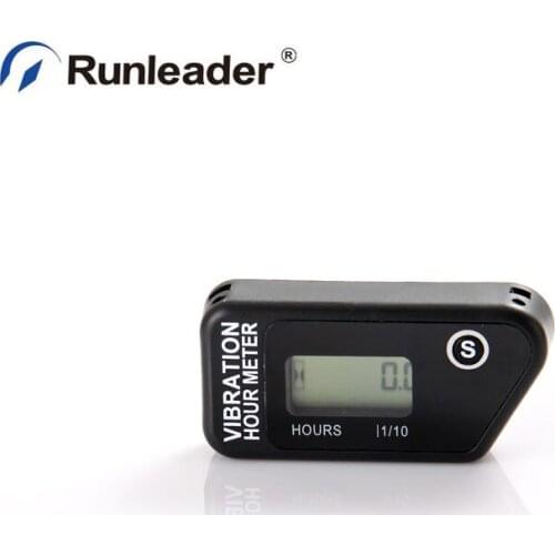 HM016C Vibration Hour Meter Wireless Hour Meter Diesel Hour Meter for All Gasoline Engine ATV UTV Dirtbike outboards Snowmobile