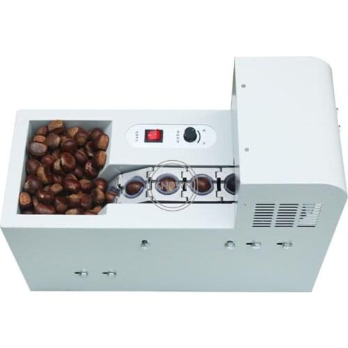 Commercial Peeling Machine Single Chain Plate Chestnut Shell Opening Machine Chinese Chestnut Cracking Machine