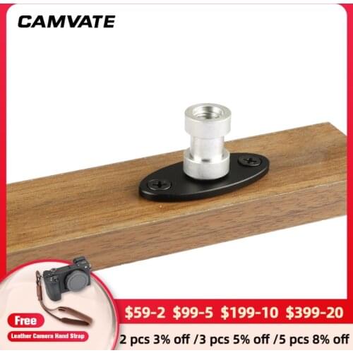 CAMVATE Wall / Table / Ceiling /Mount Support Bracket With 3/8"-16 Female Thread Connector For Microphone/Flash Light Supporting