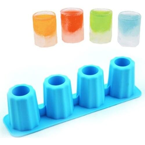 Ice cube tray mold making cup summer ice drink tool rectangular silicone ice tray summer best-selling ice box/ice mold
