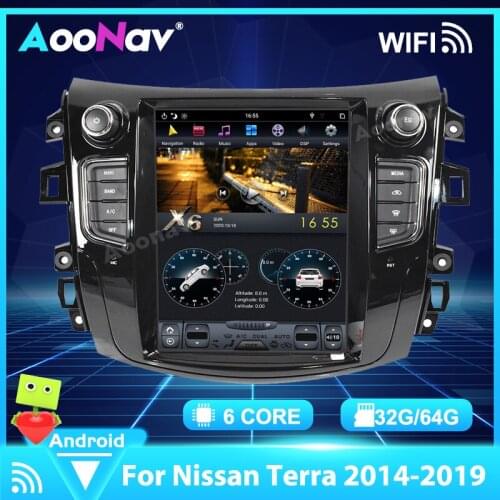 2 din Android Car GPS Navigation Radio Multimedia Player For Nissan Terra 2014 2015 2016 2017 2018 2019 DVD Stereo Receiver