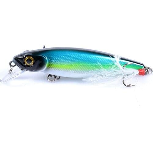 New Hot Sale Lure Bait 8.6cm 9.1g Bionic Minnow Fake Baits Pesca Fishing Fitting Apply To Fresh And Salt Water Fishings