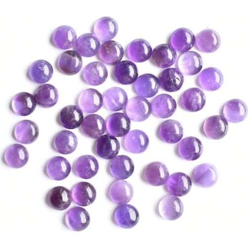Wholesale 50pcs/lot 8mm fashion good quality Natural stone round cab cabochon beads for jewelry Accessories free shipping