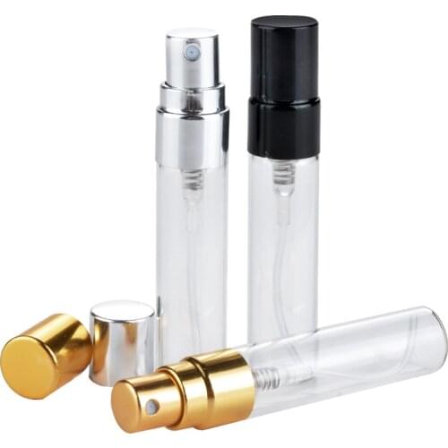 1PC 5ML Refillable Portable Traveler Mini Aluminum Spray Atomizer Empty Bottle Containers Fashion Travel Accessories 3 Colors