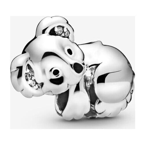 SALE! 925 Sterling Silver Beads Koala Charm Fit Original Pandora Bracelets Women DIY Fashion Jewelry Gift