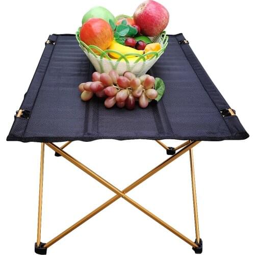 Outdoor Foldable Fishing Table Ultralight Oxford Cloth Folding Picnic Table Camping Table Collapsible Portable
