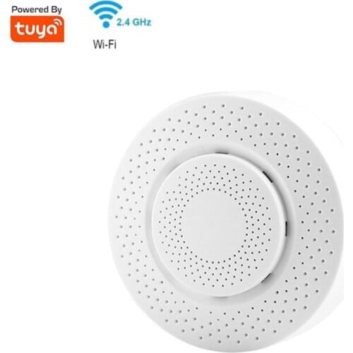 Tuya WIFI Gas Leak Sensor Smart Natural Gas Alarm Sensor Combustible Gas Leak Detector Gas Leak Monitoring Sound and Light Alarm