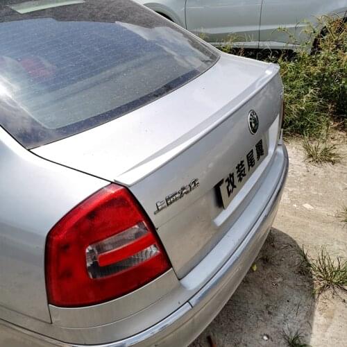 For Skoda 2007-2014 Octavia Spoiler High Quality ABS Material Car Rear Wing Primer Color Rear Spoiler for Skoda Octavia Spoiler