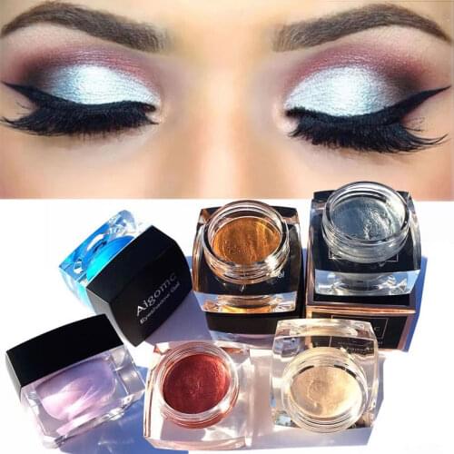 Eyeshadow Pearly Matte Natural Glitter Waterproof Sweat Proof Long-Lasting 6 Colors Convenient Monochrome Eye Makeup Tools