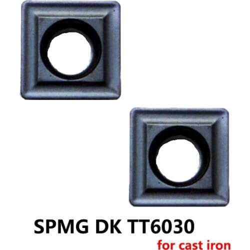 Carbide Inserts for U drill SPMG SPMG050204 SPMG060204 SPMG07T308 SPMG090408 SPMG110408 SPMG140512 DK TT6030 process Cast Iron