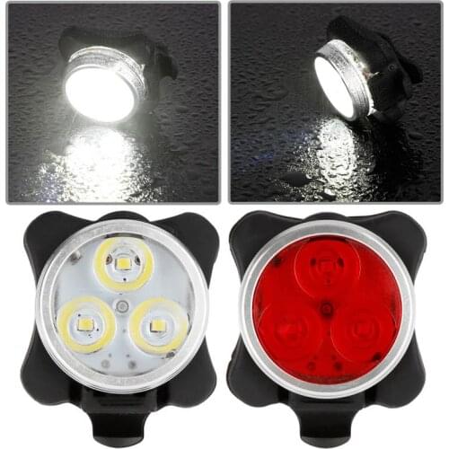 2 Color Lighting Modes Bicycle Light USB Charge Led Bike Light Flash Tail Rear Bicycle Lights For Mountains Bike Seatpost