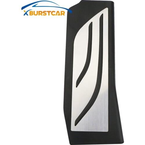 Xburstcar for BMW 5 Series G30 G38 520d 520i 525i 528i 530i 2017 - 2021 Stainless Steel Foot Rest Pedals Footrest Pedal Cover