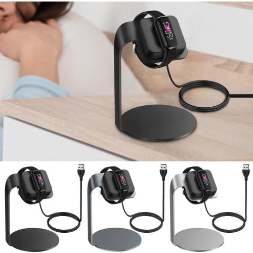 Portable Smart Watch Charging Dock Station USB Charging Cable Cord Wire For Fitbit Luxe Sport SmartWatch Dock Charger Adapter
