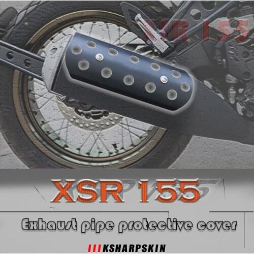 Scald prevention motorcycle exhaust Cover For YAMAHA XSR155 XSR 155 Decorative protective cover for exhaust pipe modified parts