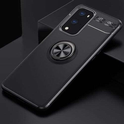 1+9 Finger Ring stand case for Oneplus 9 Pro Case Cover Car Holder Stand Silicone Cover for 1+9 Pro Capa