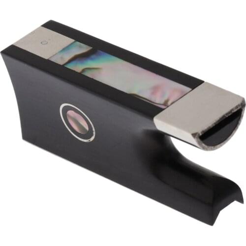 1 Set 4/4 Violin Bow Frog Beautiful Eyes Inlay Musical Instrument Accessory