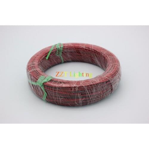 10mled 2 Pin Copper wire 22AWG 20AWG 18AWG 16AWG IEC RVB PVC insulated electrical cables LED strip extend UL2468 wire connector