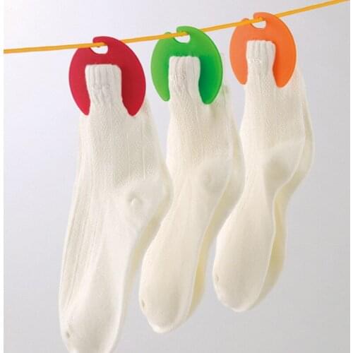 1200Pcs Plastic Clothespins Hook Simple Socks Underwear Travel Portable Bra Hanger Pegs Racks Anti Wind Clips Airer Clothes Pegs