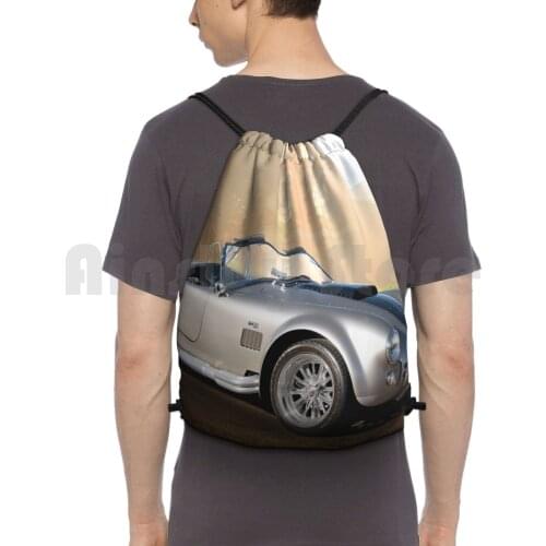 1966 Superformance Shelby 427 Replica Backpack Drawstring Bags Gym Bag Waterproof 1966 Shelby Superformance Shelby Racing