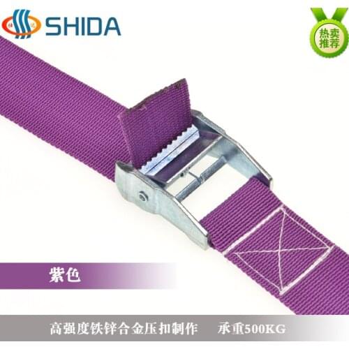 2pcs 3.8cm*2.5m-3.5m Colorful Ratchet Tie Down Belt Luggage Bag Lashing PP Webbing Strap With Metal Buckle,Fixed Cargo Retractor