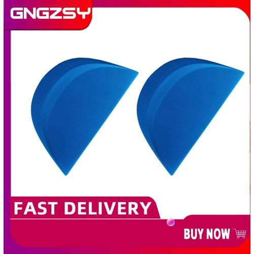 2pcs Vehicle Headlight Vinyl Foil Wrap Squeegee Thin Edge Soft Scraper For Paste Foil Sticker Wallpaper Installation Tools 2A03