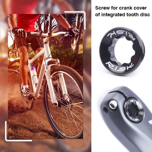 Aluminium Alloy Crank Cap Mountain Bicycle Road Bike Crankset Screw Covers for RISK Outdoor Cycle Biking Entertainment