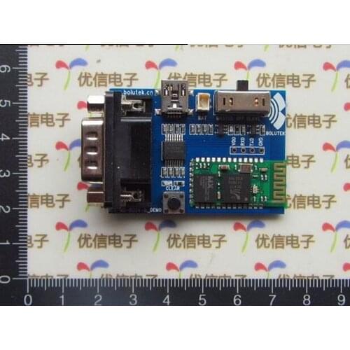 Free Shipping!!! electronic Bluetooth serial module demo / RS232 serial wireless data transmission module