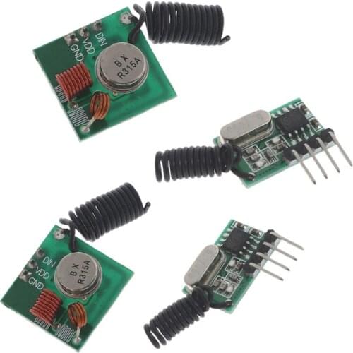 Wireless Decoding Superheterodyne Transmitter Receiver Module 315 MHz 433 MHz