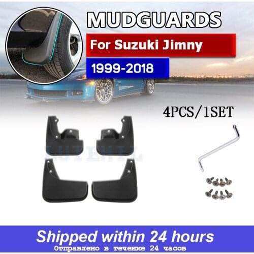 Mudguards for Suzuki Jimny 2007-2017 Mud Guards ABS Car Exterior Protect Decoration Splash Flaps Fenders Car Accessories
