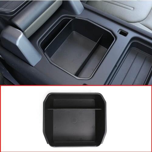 1pcs Black ABS Plastic Car Center Console Armrest Storage Box For Land Rover Defender 110 2020 Auto Accessories