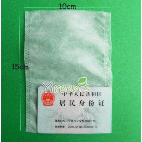 1000pcs 100 X150mm Tea Filters Non-woven Fabric Empty tea bags, Heat sealing filter bags, filling plant, powders, boil spices