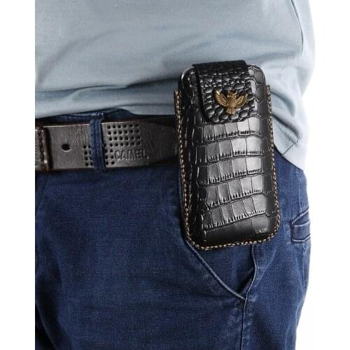 For Alcatel POP 4 6" 7070X Cover Genuine Leather Holster Belt cases with clips High quality for Alcatel PULSEMIX U3 U5 A7 A3 A30