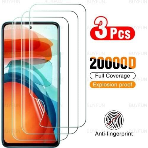3pcs Front Hydrogel Film For Xiaomi Poco X3 GT Full Cover protective film for poco x3 poko x3 m3 pro x3nfc f3 screen protector