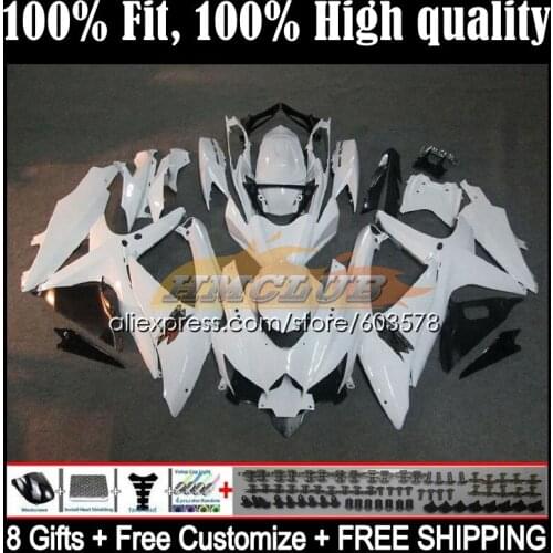 Injection For SUZUKI GSXR 750 600 CC GSXR-600 K8 08 6CL.10 GSXR750 GSXR600 08 09 10 GSXR-750 2008 2009 2010 Fairing glossy white